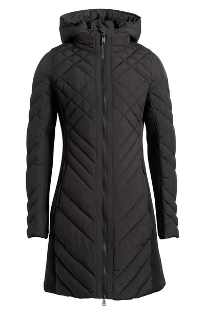 Bernardo Hooded Puffer Jacket In Black