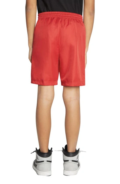 Shop Jordan Kids' Jumpman Drawstring Shorts In Gym Red