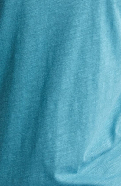 Caslon V-neck Short Sleeve T-shirt In Teal Storm