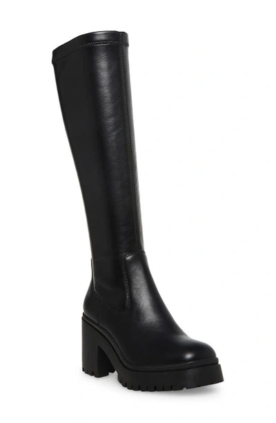 Shop Blondo Rouse Waterproof Knee High Boot In Black Stretch