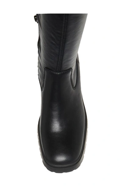 Shop Blondo Rouse Waterproof Knee High Boot In Black Stretch
