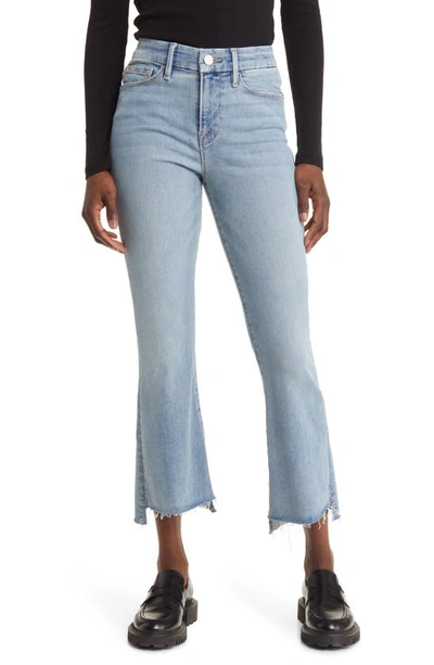 Frame Le Crop Mini Bootcut Stagger Raw Hem Jeans In Grenoble