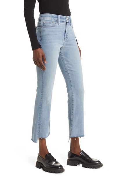 Frame Le Crop Mini Bootcut Stagger Raw Hem Jeans In Grenoble
