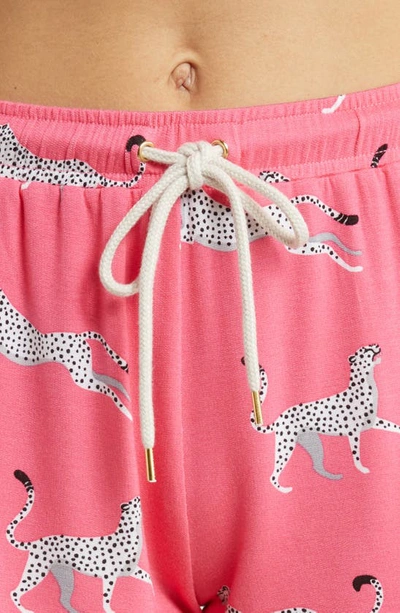 Honeydew Intimates Play It Cool Short Pajamas In Pink Cheetahs