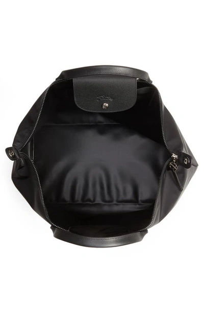 Longchamp Le Pliage Neo Large Nylon Shoulder Tote Bag, Black