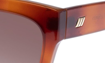 Le Specs Liar Liar 57mm Cat Eye Sunglasses In Vintage Tort