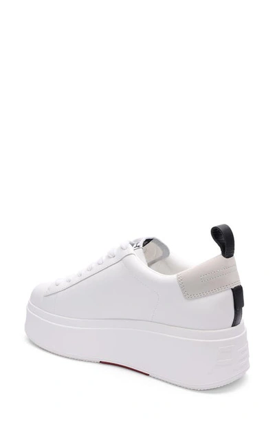 Shop Ash Maya Platform Sneaker In White/ Egg/ Black