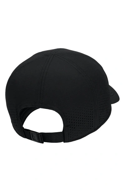 Shop Nike Dri-fit Adv Club Baseball Cap In Black/ White
