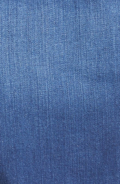 L'agence Janelle Slim-fit Distressed Denim Jacket In Hawthorne