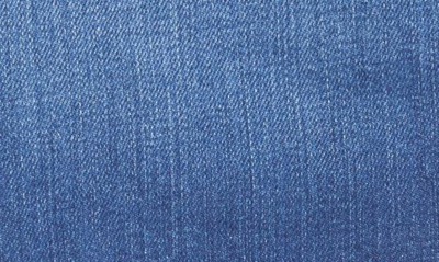 L'agence Janelle Slim-fit Distressed Denim Jacket In Hawthorne