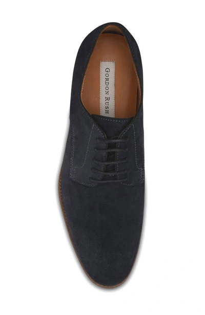 Gordon Rush Shelby Derby In Navy Suede