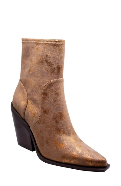 Shop Charles By Charles David Wynter Pointed Toe Bootie In Bronze