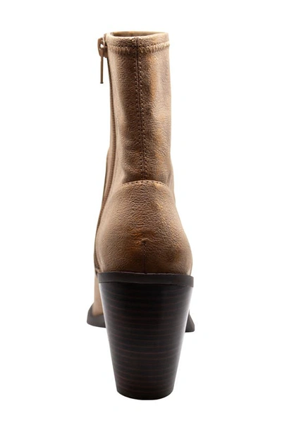 Shop Charles By Charles David Wynter Pointed Toe Bootie In Bronze