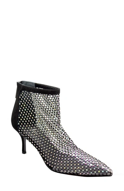 Shop Charles By Charles David Afterhours Rhinestone Mesh Bootie In Black