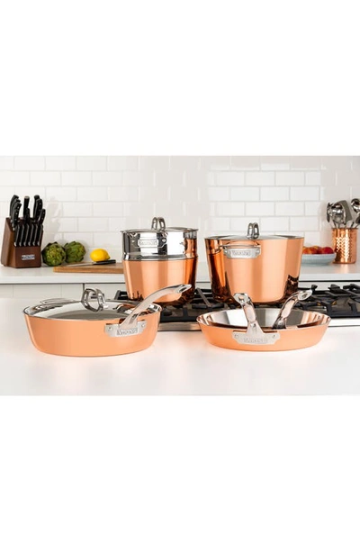 Viking Contemporary 4-ply Copper Clad 9-piece Cookware Set In Copper