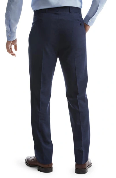 Shop Brooks Brothers Performance Water Repellent Wool Suit Pants In Navy