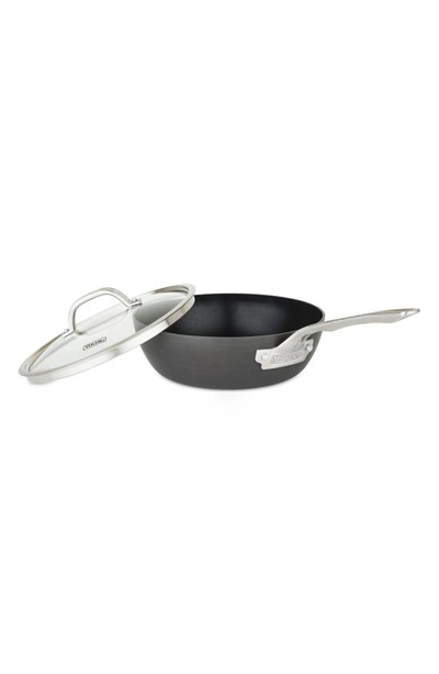 Viking 3-quart Hard Anodized Nonstick Saucier With Lid In Dark Grey