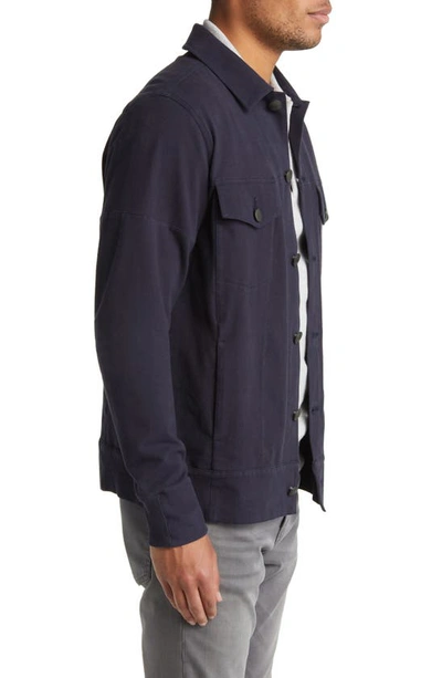 Shop Good Man Brand Flex Pro Denim Jacket In Sky Captain