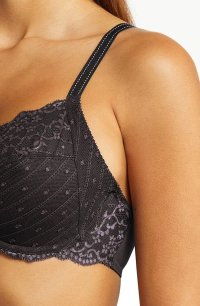 Chantelle Lingerie Rive Gauche Full Coverage Underwire Bra In Ink/ Siamois-vb/ 3y