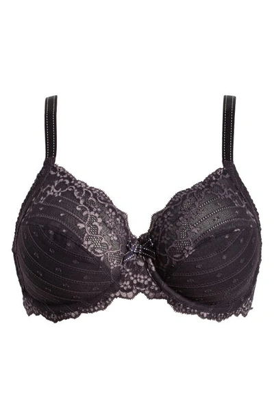 Chantelle Lingerie Rive Gauche Full Coverage Underwire Bra In Ink/ Siamois-vb/ 3y