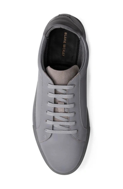 Shop Blake Mckay Jay Low Top Sneaker In Grey Leather