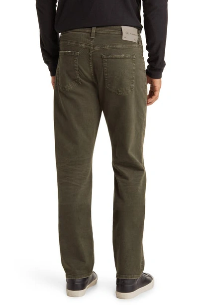 Shop Ag Everett Cloud Soft Denim™ Slim Straight Leg Jeans In 7 Years Sulfur Evergreen Fog