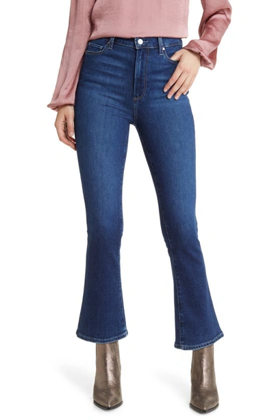 Shop Paige Claudine High Waist Ankle Flare Jeans In Beach Break