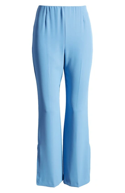 Open Edit Vented Flare Pants In Blue Lake