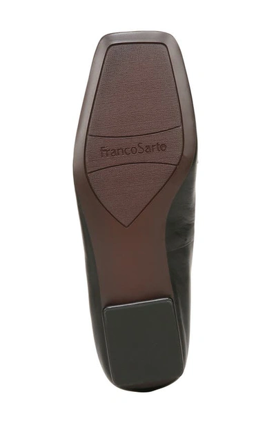 Franco Sarto Tiari Chain Square Toe Loafer In Black