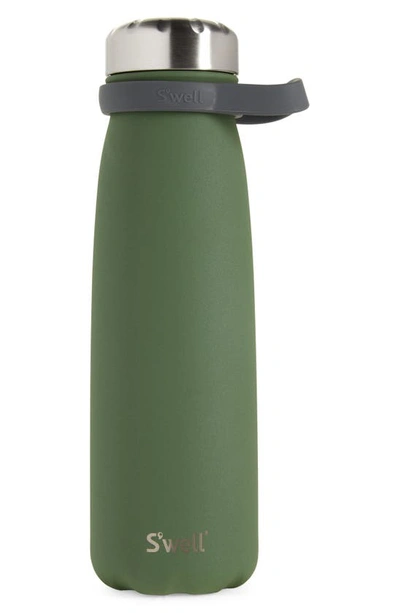 Shop S'well Traveler 40-ounce Insulated Water Bottle In Green Jasper