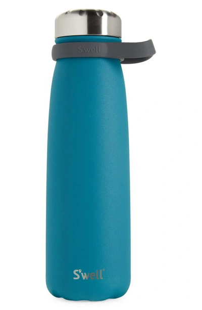 Shop S'well Traveler 40-ounce Insulated Water Bottle In Peacock Blue