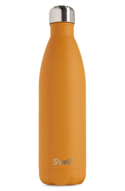 Shop S'well 25-ounce Insulated Stainless Steel Water Bottle In Golden Orange Hour