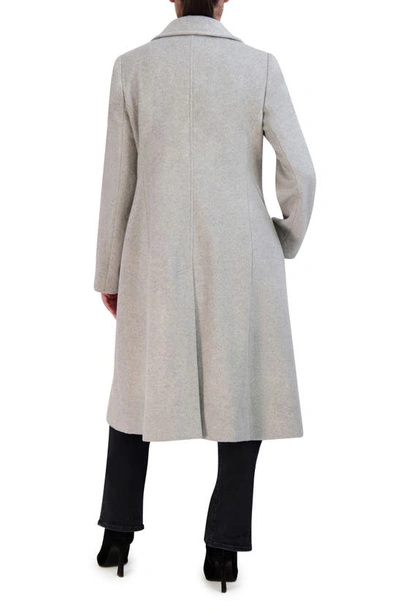 Cole Haan Women's Minimal Wool Blend Car Coat In Gray