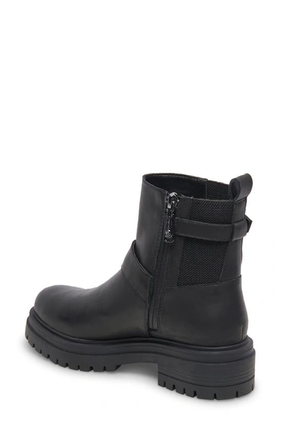 Shop Blondo Ginny Waterproof Bootie In Black Leather