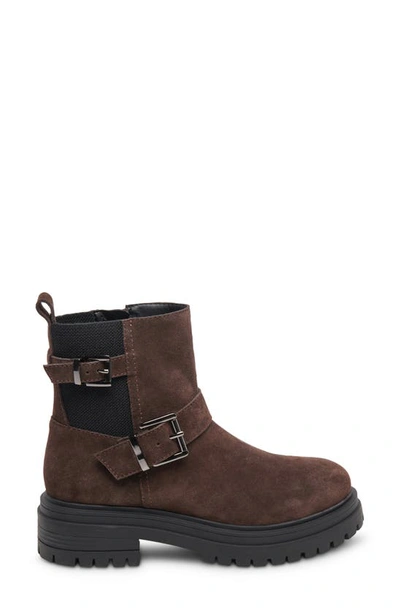 Shop Blondo Ginny Waterproof Bootie In Java Suede