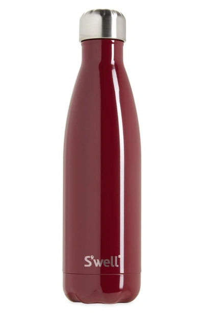 Shop S'well 17-ounce Insulated Stainless Steel Water Bottle In Wild Cherry