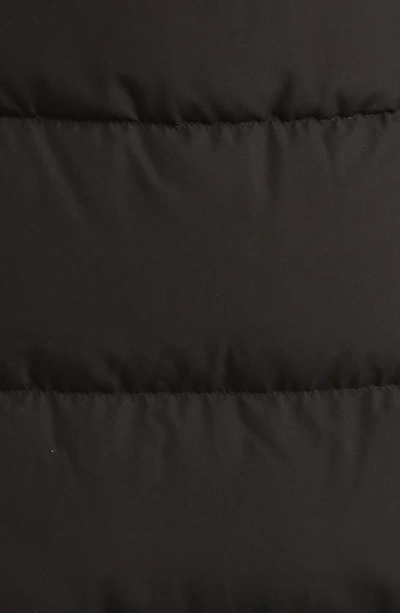 Shop Michael Michael Kors Hooded 650 Fill Power Down Puffer Jacket In Black