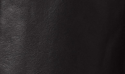 Shop Bernardo Button Front Leather Barn Jacket In Black