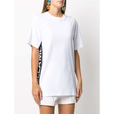 Shop Stella Mccartney Cotton T-shirt In White