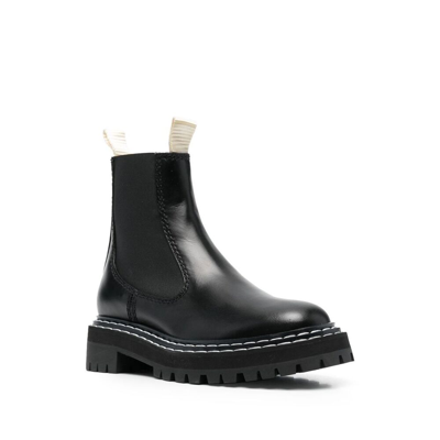 Shop Proenza Schouler Leather Boots In Black