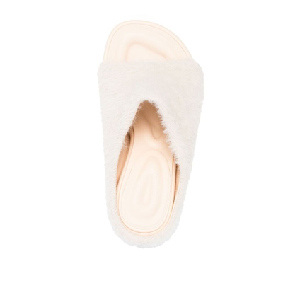 Jacquemus Cloud Flat Sandals With 8 Cm Heel In Pink
