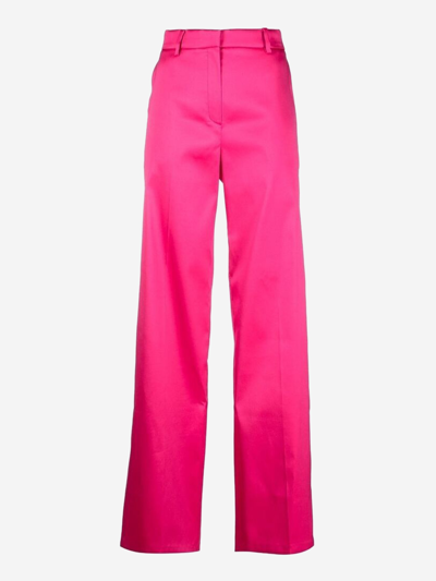 Shop Magda Butrym Synthetic Fibers Trousers In Pink