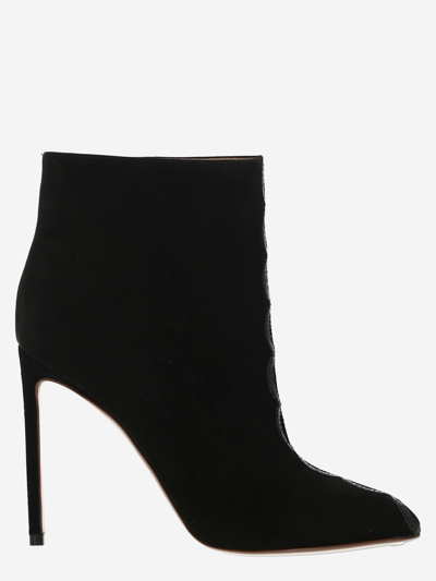 Shop Francesco Russo Ankle Boots In Black