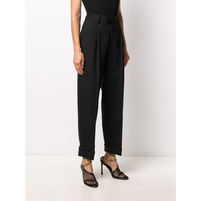 Shop Tom Ford Wool Trousers In Black