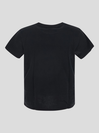 Shop Mother Cotton T-shirt In Black
