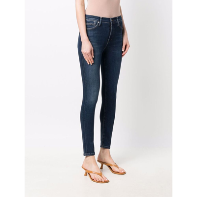 Shop Citizens Of Humanity Synthetic Fibers Jeans In Navy