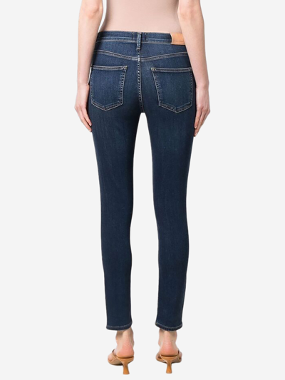 Shop Citizens Of Humanity Synthetic Fibers Jeans In Navy