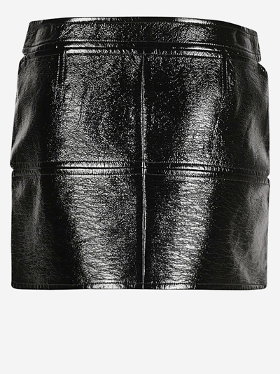 Shop Courrèges Synthetic Fibers Skirt In Black