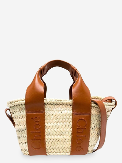 Shop Chloé Leather Tote Bag In Multicolor