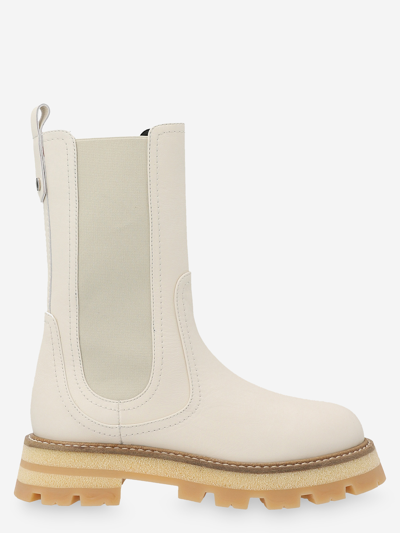 Shop Ermanno Scervino Ankle Boots In White